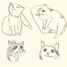 Sad Cat Drawing Meme Lift your spirits with funny jokes, trending memes, entertaining gifs, inspiring stories, viral videos, and so much more. sad cat drawing meme