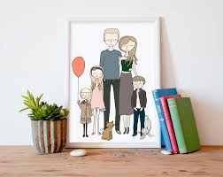 10 Cool Options For Custom Family Portraits Custom Wall Art Custom Family Portrait Custom Portraits
