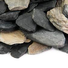 Southwest Boulder Stone 1 3 In 20 Lbs Slate Chips Black And Tan Rock For Landscape Gardens Potted Pl In 2020 Landscaping With Rocks Crushed Stone Rock Planters