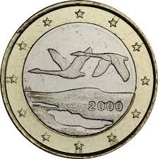 The 1 euro coin (€1) is a euro coin with a value of one euro. 1 Und 2 Euro Sammlermunze Aus Finnland 2000 Singschwane