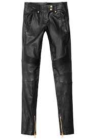 Every Single Piece From The Balmain X H M Collab Leather Pants Pants For Women Leather Skinny Jeans