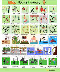 To be able to effectively set the words in alphabetical order, you must first know the alphabet and its correct order. List Of Sports Names Of Different Types Of Sports And Games 7esl