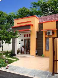 Ganti saja dinding rumah dengan warna cat rumah sederhana. 63 Design Rumah Minimalis Warna Orange Desain Rumah Minimalis Terbaru