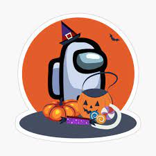 Halloween Custom Among Us Sticker Halloween Customes Halloween Stencils Cute Animal Drawings Kawaii