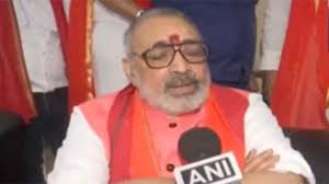 Union Minister Giriraj Singh accuses Congress, RJD of temple vandalism in  Bihar