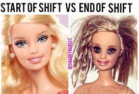 Repost From Snarkynurses This Is Me Barbie Makeup Nurse Roughday Mua Aesthetics Mac Bennye Mascara Jeffre Work Humor Nursing Fun Hospital Humor