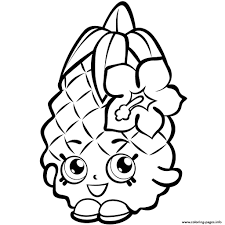 Fruit Coloring Pages Fruit Pineapple Shopkins Season 1 Coloring Pages Printable Entitlementtrap Com Gratis Kleurplaten Kleurplaten Dieren Kleurplaten