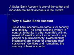 Sharing information about bank client data is a criminal offense in switzerland. Swiss Bank Account No Minimum Deposit Required