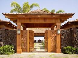 The Most Beautiful Gates In Hawaii That I Ve Seen House Entrance Outdoor Entryway Entrance Design