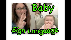 Cute Signing Baby Baby Sign Language