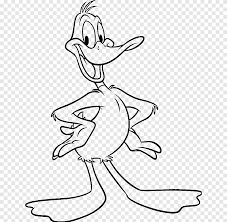 Donald duck with christmas tree. Daffy Duck Bugs Bunny Colouring Pages Coloring Book Duck White Mammal Png Pngegg