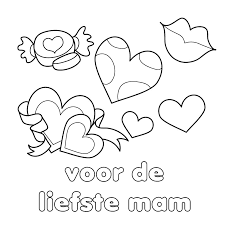 Kleurplaten Ik Hou Van Jou Mama