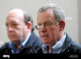 Pike River Coal Ltd. Chairman John Dow speaks to the media briefing