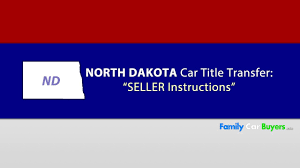 North Dakota Title Transfer Seller Instructions Youtube