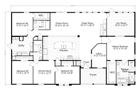 Our large 4 bedroom mobile homes are ideal for growing families as well as homeowners who. Tradewinds Tl40684b Manufactured Home Floor Plan Or Modular Floor Plans