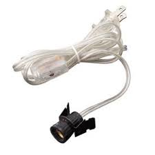 Portfolio Clear Lamp Socket Lowes Com Lamp Socket Lamp Cord Lamp