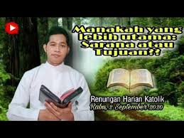 Renungan ini ditulis oleh para suster putri karmel (p.karm) dan para frater cse, diupdate setiap hari (pertapaan karmel (tumpang), lembah. Renungan Harian Katolik Sabda Hidup Rabu 2 September 2020 Pekan Biasa Xxii Youtube