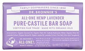 one hemp pure castile soap lavender