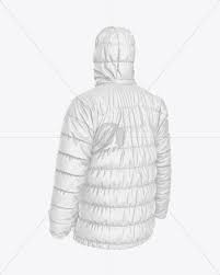 Download Men S Down Jacket Mockup In Apparel Mockups On Yellow Images Object Mockups