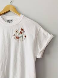 How to embroider flowers on clothes. Inflation Voyage Familiar Embroidered Flower Shirt Piersici Romanesti Ro