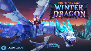 Pewdiepie minecraft 100 million subscriber fanart. Winter Dragon In Minecraft Marketplace Minecraft