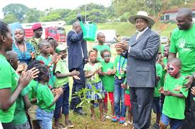 Meanwhile for the rest of the children home, every family will get a radio to enable long distance learning. President Museveni S Love For Children The Environment Little Hands Go Green