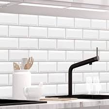 Kuchenruckwand 1 5mm Selbstklebend Weisse Kacheln Hartkunststoff Alle Untergrunde Moglich Spritzschutz Premium 60 X 28 Kuchenruckwand Spritzschutz Dekor