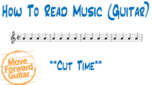 This is a qustion of music theory and can be easily understood if you getan experienced player to let you here something simply in the 6/8 or 9/8 feel. How To Read Music Guitar Cut Time Youtube