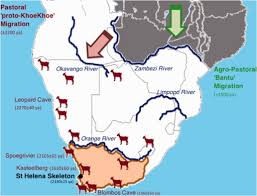 Map of the zambezi river basin (highlighted) within southern african context Map Of Southern Africa Between 2 300 And 1 500 Ya Khoe Open I
