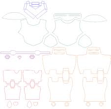 (the dented helmet provided wizardofflight templates) boba fett helmet pattern. Iwritesinsnotblogs Voltron Armour Patterns