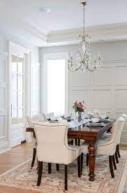 Don't miss the opportunity to welcome your dining guests with giving your dining room one of these following wall molding Beautiful Wall Trim Molding Ideas Addicted 2 Decorating Trendy Dining Room Wall Trim White Paneling