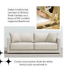 Check spelling or type a new query. Crate And Barrel A Sofa Built With Sustainably Sourced Wood Milled