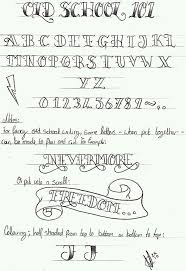 Oldschool Numbers Alphabet Tattol Lettering Lettering Alphabet Tattoo Lettering Fonts