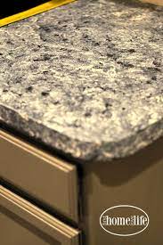 Not only does this marble have the look of its pricier brother, but its various color and texture options can disguise unsightly chips and stains that are common to the soft nature of traditional marble. Diy Painted Marble Countertops First Home Love Life
