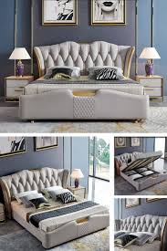 luxury light beige upholstered bed frame bedroom bed design bedroom furniture design bed design modern