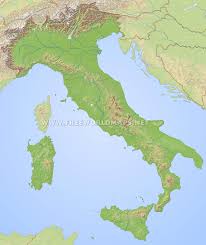 Large detailed map of italy with cities and towns. Italy Physical Map