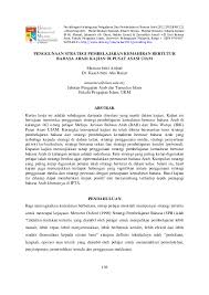 Jadi, jika anda ingin bisa menguasai bahasa arab (mahir dan jago), maka tidak ada jalan lain kecuali mencoba mempraktekkannya dalam keseharian siap?! Pdf Penggunaan Strategi Pembelajaran Kemahiran Bertutur Bahasa Arab Kajian Di Pusat Asasi Uiam Mat Jiwang Academia Edu