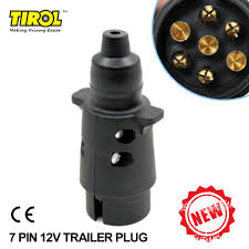 A wiring diagram usually gives assistance nearly the relative point. Tirol P3 12v New 7 Pin Trailer Plug Black Frosted Materials 7 Pole Trailer Wiring Connector Towbar Towing Plug N Type T22777b Trailer Couplings Accessories Aliexpress