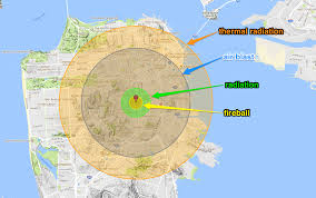 this nuclear bomb map shows what would happen if one