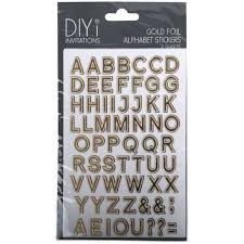 Unleash your inner artist with letter and number stickers from michaels. Diyi Foil Stickers Alphabet Gold 2 Sheets Officeworks