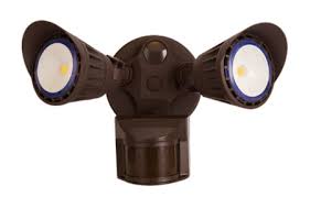 Westgate Led Motion Sensing Flood Light Fixture 20 Watt Bronze 866 637 1530