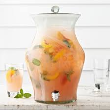 Ombre Beverage Jar Sur La Table Mint Lemonade Mint Lemonade Recipe Peach Lemonade