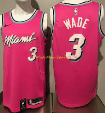 Dwyane wade nike miami heat vice nights swingman jersey. Dwyane Wade Miami Heat Earned Sunset Vice City Nike Swingman Jersey Replica Auto Ebay