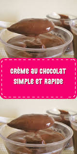 Creme Au Chocolat Simple Et Rapide Recette Creme Dessert Creme Au Chocolat Recette Creme Chocolat