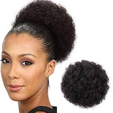 Kinky straight drawstring ponytail hair extension for black women synthetic pony tails 22 inch long afro yaki curly clip in hair ponytail aisi beauty tousled updo hair pieces messy bun hair scrunchies extensions hair pieces and ponytails hair extensions for women (2#(natural black)). Aisi Queens Afro Puff Drawstring Ponytail For Black Women Import It All