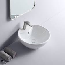 doolland ceramic round sink above