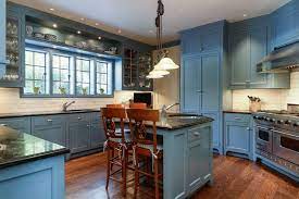 The color blue triggers feelings of relaxation, peace, quiet, grandness and expansiveness. 33 Blue And White Kitchens Design Ideas Designing Idea