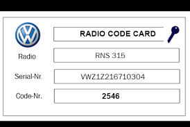 International shipment of items may be subject to customs processing and . Lost Your Vw Radio Code Online Volkswagen Radio Code Service