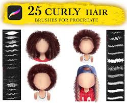 But contrary to popular belief, you can brush afro hair without causing too much damage or breakage. Curly Hair Brushes Procreate Braids Brushes Hair Brush Set Digital Procreate Brushes Guide Brushes Art Tool Portrait Brush Curly Hair Brush Hair Brush Set Hair Brush