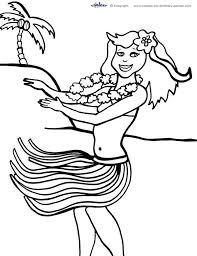 Free printable pages for kids. Printable Luau Coloring Page 4 Coolest Free Printables